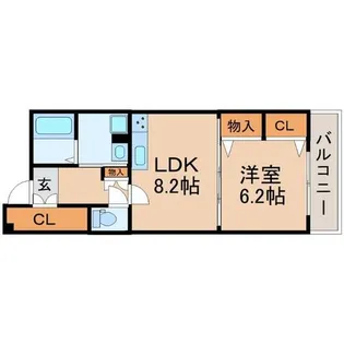 CASA FELICE【4階】の間取り