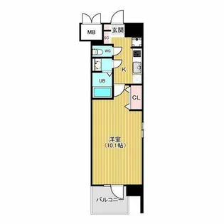 スプランディッド京橋EAST【3階】の間取り