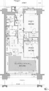 プレサンスグラン名城公園【2階】の間取り