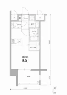 エンクレスト博多駅南BASE【8階】の間取り