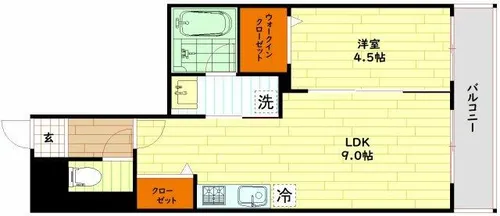 パイン ヴィレッジ【6階】の間取り