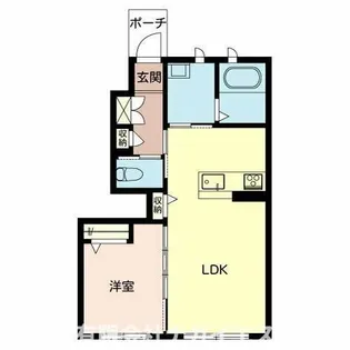 小野市育ヶ丘町(カーサグラス育ヶ丘Ⅱ)【1階】の間取り