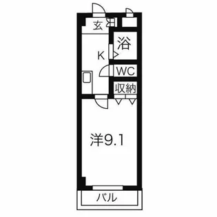 レーベンスI【1階】の間取り