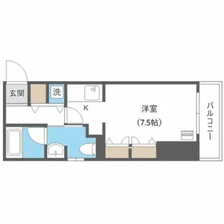 シティコート北1条【11階】の間取り