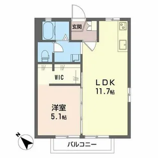 グリーン曙【2階】の間取り