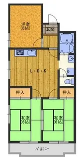 メゾンヒラク【2階】の間取り