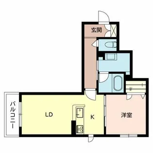 レーヴ・ラ・メール【0202号室】の間取り