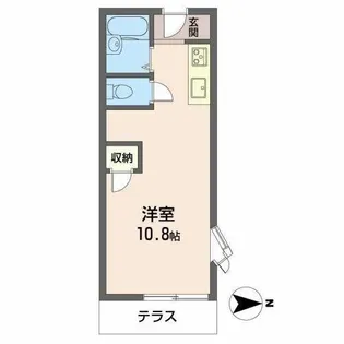 アテックス【0101号室】の間取り