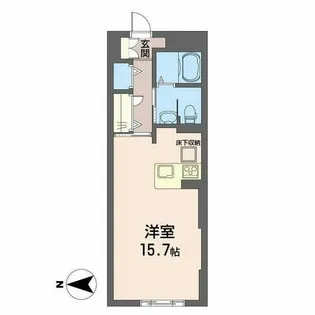 シャーメゾン サワ・ヴィラージュ【0106号室】の間取り