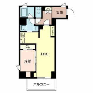 シャンス中崎【0303号室】の間取り