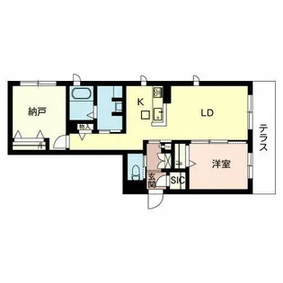 Cosmo Terrace【0102号室】の間取り