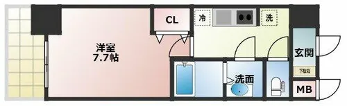 Sophia court鳳【805号室】の間取り
