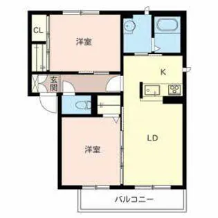 サンヴェール 上笠II【0301号室】の間取り