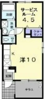 エンテラス池内 C【1階】の間取り