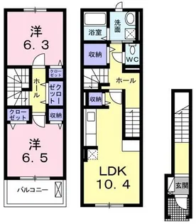 リヴェール コート2【2階】の間取り