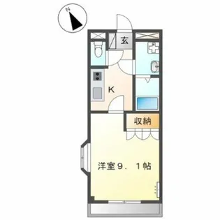 Asobi-PALACE柊【2階】の間取り