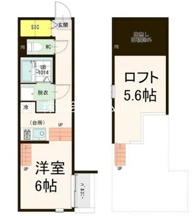 ハーモニーテラス烏森町Ⅰ【1階】の間取り