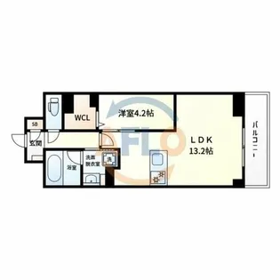 サンエール南堀江【7階】の間取り