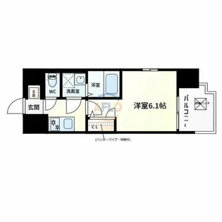 エスリード天王寺町北【8階】の間取り