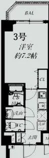 M-City 天王寺【4階】の間取り