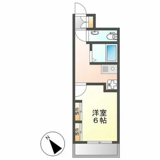 ライオンズマンション新栄【4階】の間取り