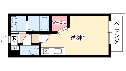 アヴァンコンティア小幡【12階】の間取り