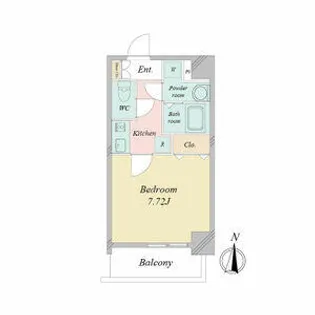 プレイズシード瑞穂通【8階】の間取り