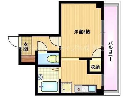 エムロード都島【5階】の間取り