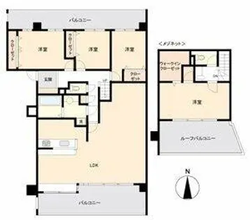 サムティレジデンス東山公園【4階】の間取り