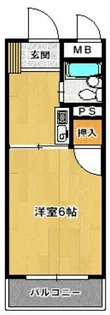 エクシード南天神【902号室】の間取り