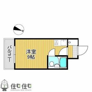 アークファースト【503号室】の間取り