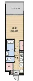 Luxe難波南【4階】の間取り