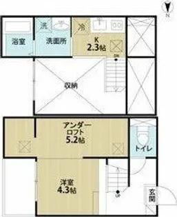 Lemuria(レムリア)【2階】の間取り