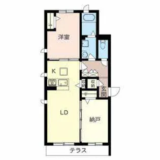 グラン フェール【0101号室】の間取り