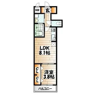 サンクレシア原町別院【2階】の間取り