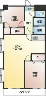 リエス中村公園西【5階】の間取り