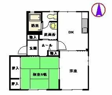ロンサール賀茂 C棟【C0101号室】の間取り