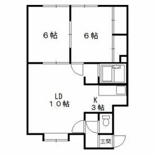 ファミール25【201号室】の間取り