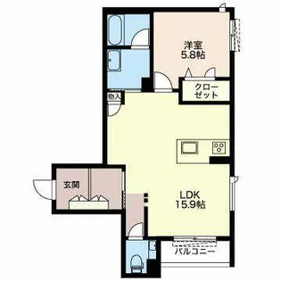 ロンドヴェルチュ覚王山【0301号室】の間取り