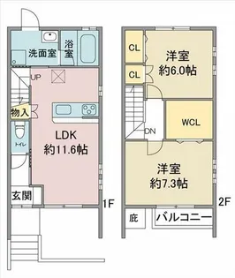 ライフステージ本郷【C号室】の間取り