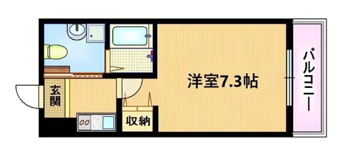 グランドヴィラ都島【5階】の間取り