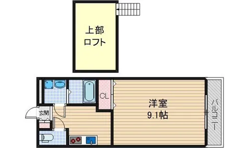 ラディアント【3階】の間取り