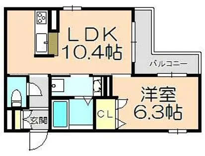 シャーメゾンロワール【3階】の間取り