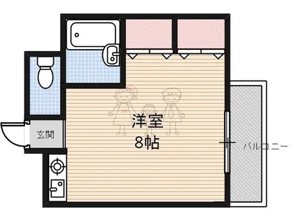 エクセシオール【2階】の間取り
