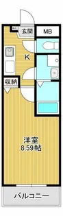 AILE三田本町【3階】の間取り
