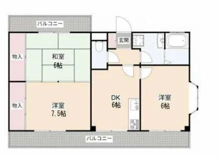 メゾンあいらんど【3階】の間取り