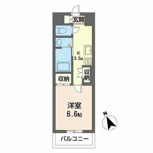 a la mode hineno アラモードヒネノ【5階】の間取り