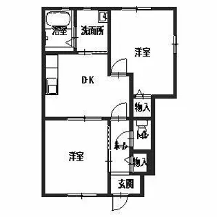 ひだまり【0103号室】の間取り