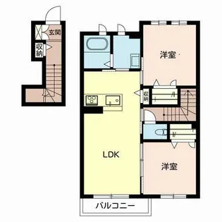 アルベロ【0202号室】の間取り