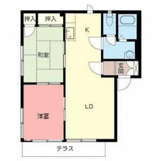 アスターIII【D101号室】の間取り